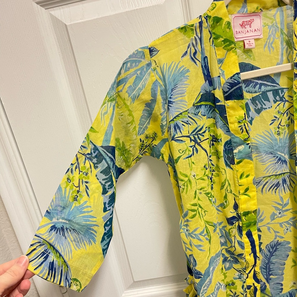 Banjanan Girls Pattern Kimono Robe - Picture 4 of 11